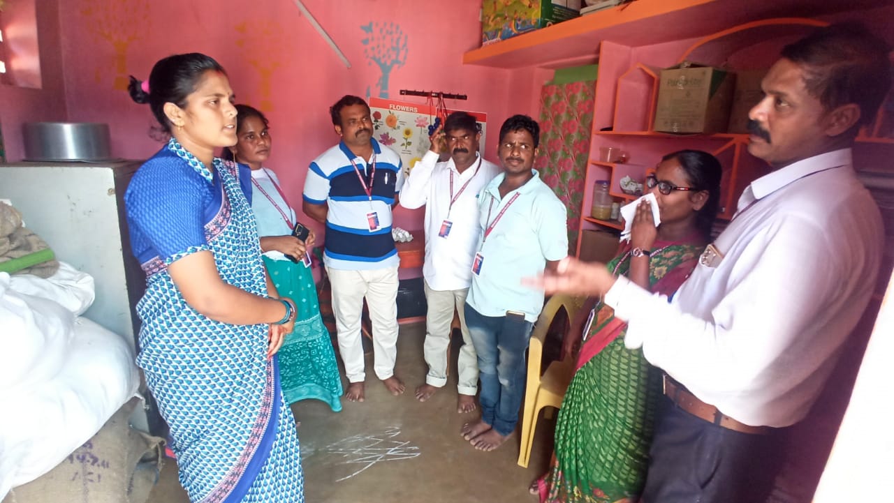 SCHOOL VISIT KOVVADA SRIKAKULAM (AP)